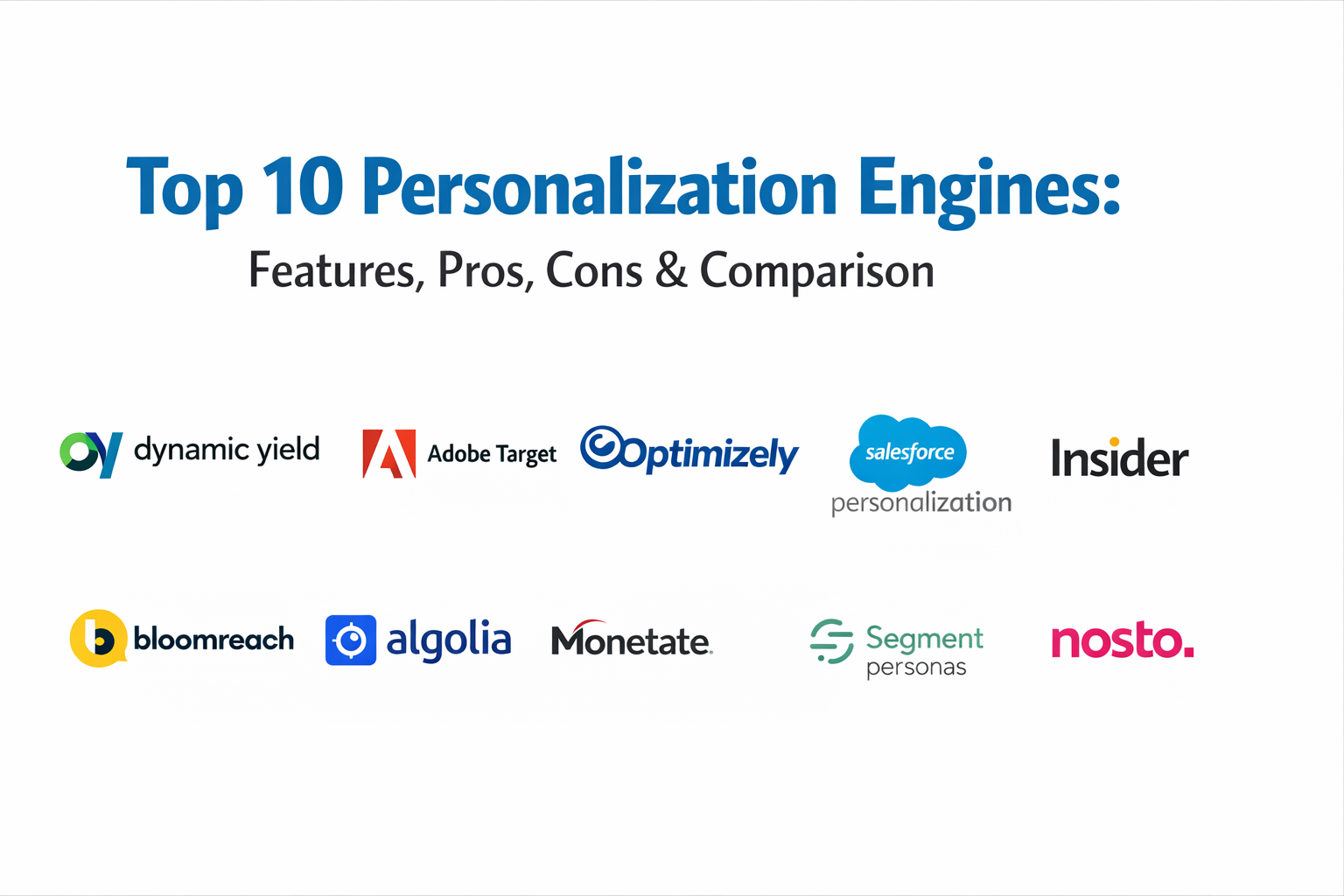 Top 10 Personalization Engines: Features, Pros, Cons & Comparison ...