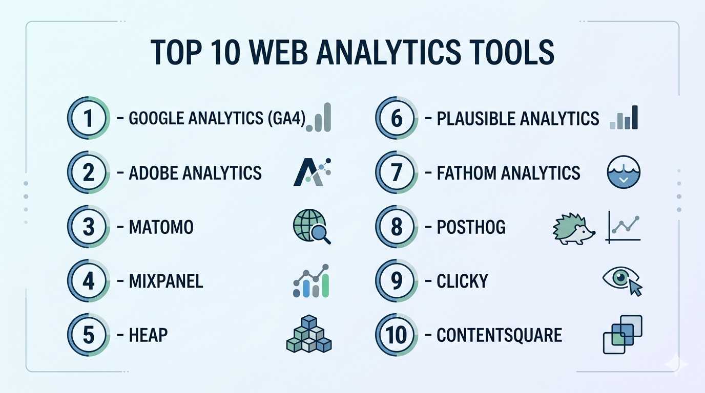 Top 10 Web Analytics Tools: Features, Pros, Cons & Comparison – Holiday ...