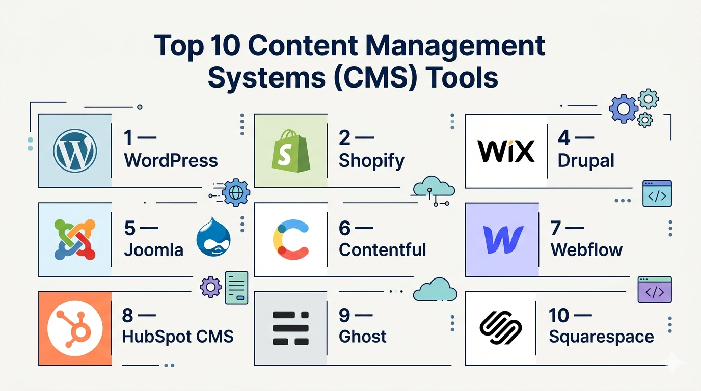 Top 10 Content Management Systems (CMS): Features, Pros, Cons ...