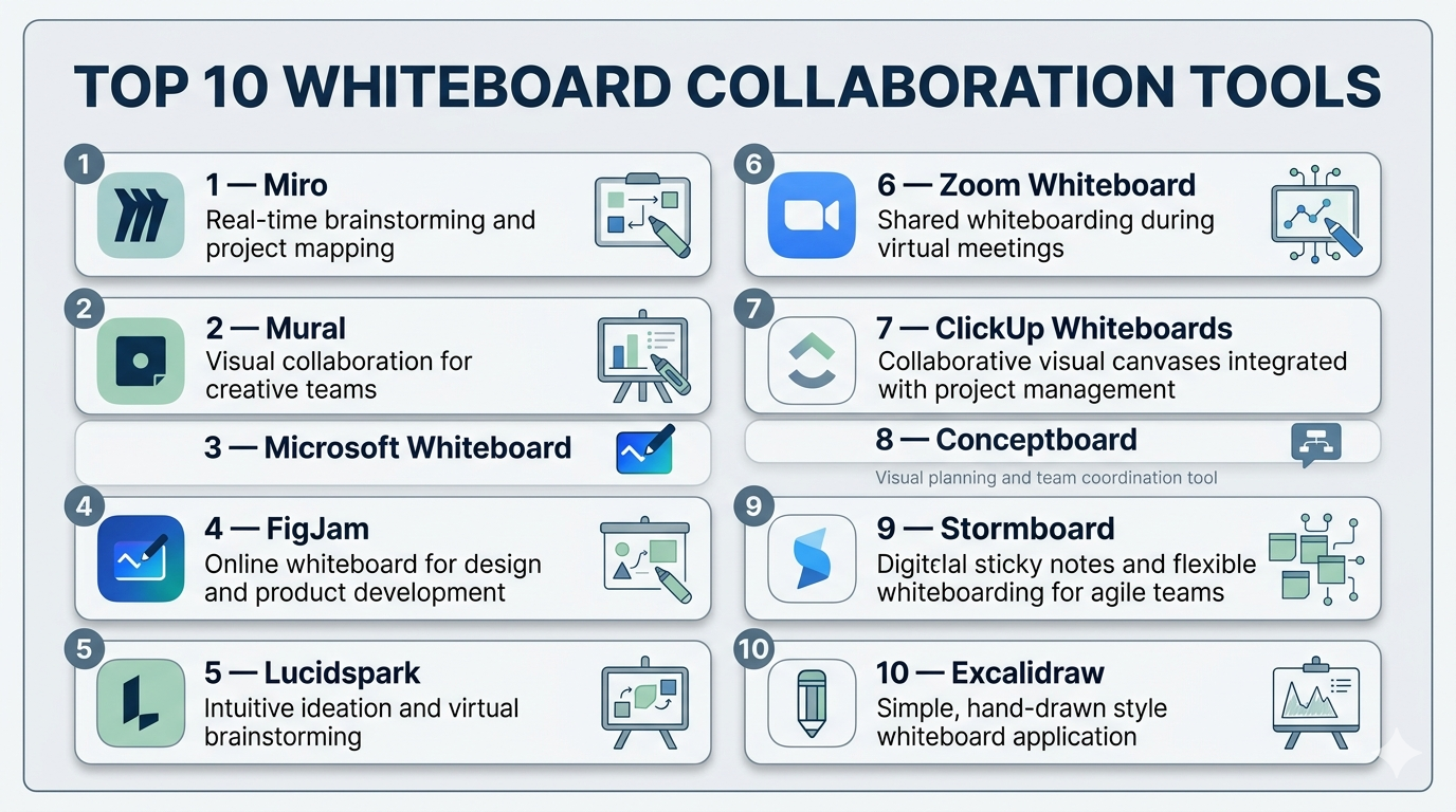 Top 10 Whiteboard Collaboration Tools: Features, Pros, Cons ...