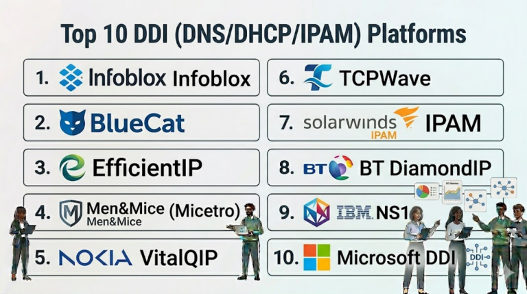 Top 10 DDI (DNS/DHCP/IPAM) Platforms: Features, Pros, Cons & Comparison ...
