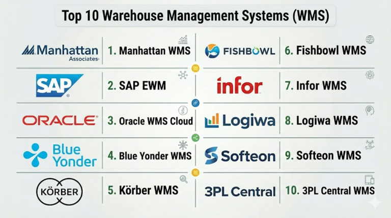 Top 10 Warehouse Management Systems (WMS): Features, Pros, Cons ...