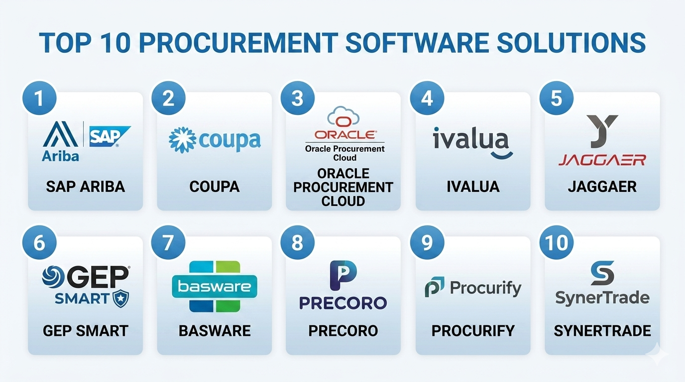 Top 10 Procurement Software Solutions: Features, Pros, Cons ...