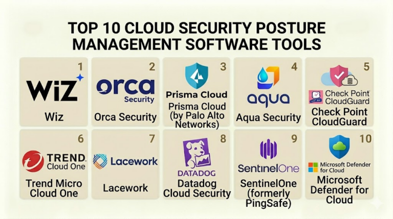 Top 10 Cloud Security Posture Management (CSPM) Tools: Features, Pros ...