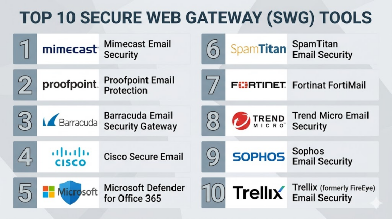 Swg Resolution Tool Top 10 Secure Web Gateway (SWG) Tools: Features, Pros, Cons ...