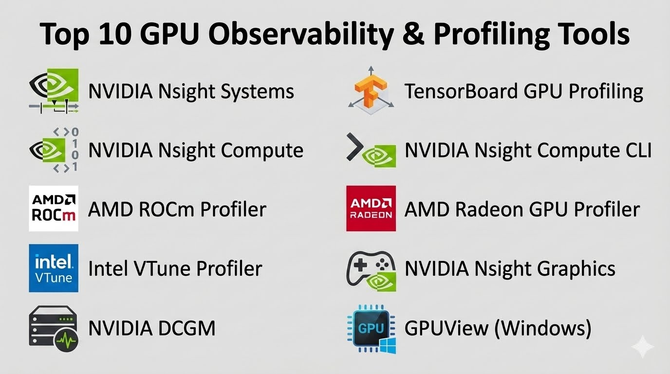 Top 10 GPU Observability & Profiling Tools: Features, Pros, Cons ...