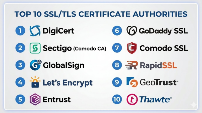 Top 10 SSL/TLS Certificate Authorities Tooling: Features, Pros, Cons ...