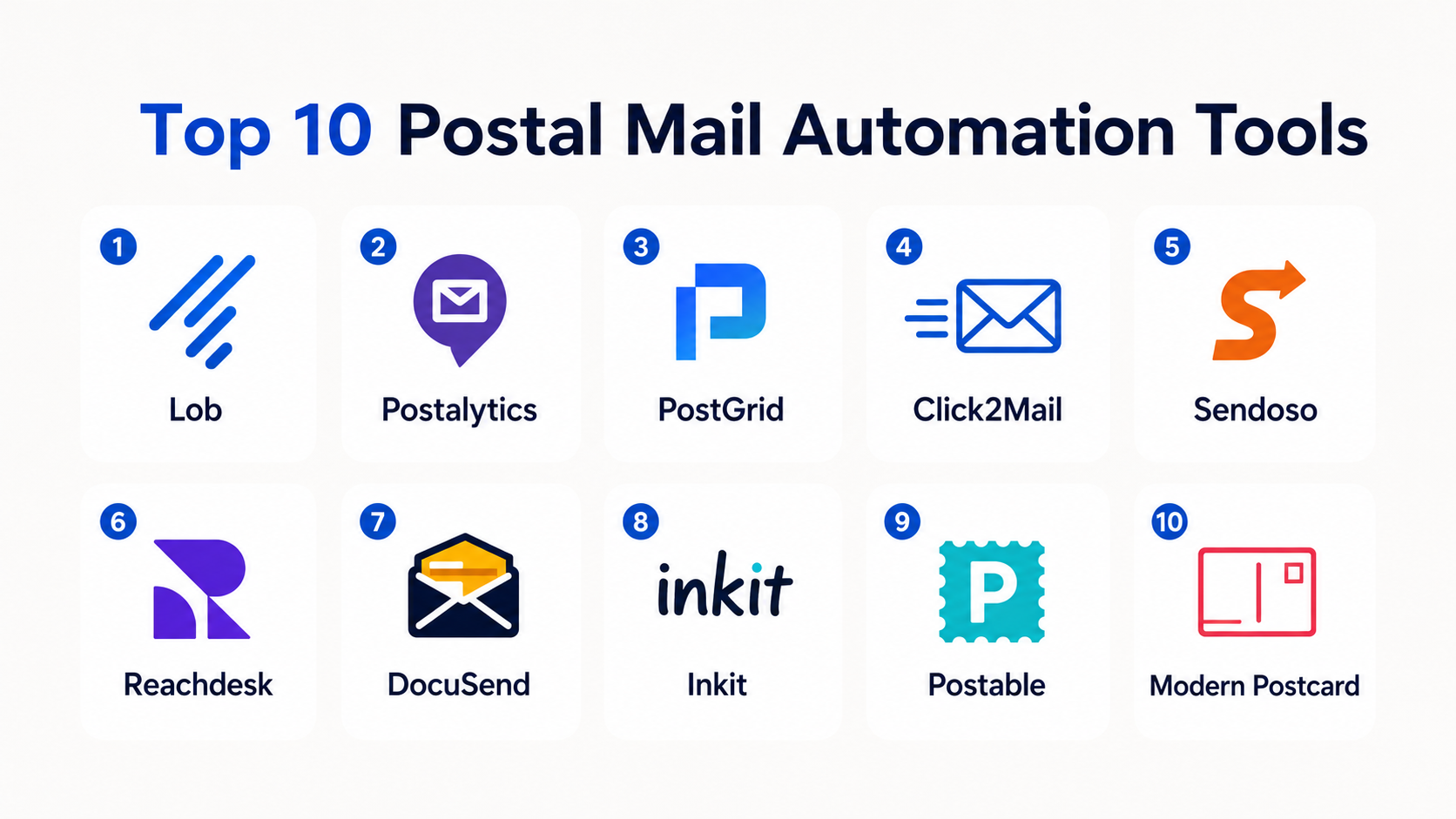Tools Postel Top 10 Postal Mail Automation Tools: Features, Pros, Cons & Comparison ...