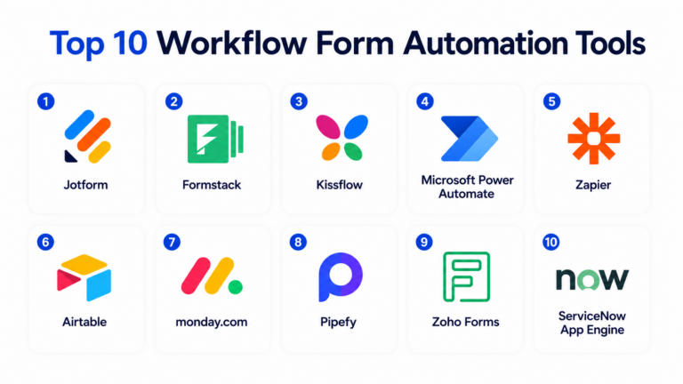 Top 10 Workflow Form Automation Tools: Features, Pros, Cons ...