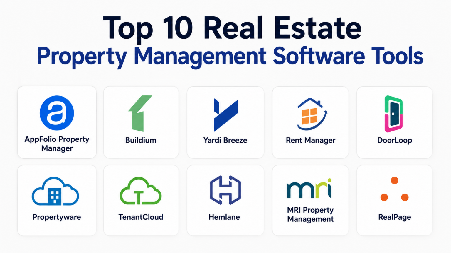 Top 10 Real Estate Property Management Software: Features, Pros, Cons ...