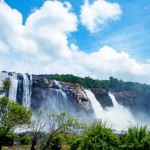 World famous Athirapally waterfalls, The most beautiful waterfalls in the world Kerala India, Beautiful waterfalls landscape photography