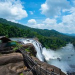 Famous Athirapally waterfalls in india , Athirapally waterfalls Kerala India, Beautiful waterfall Landscape photography Athirapally Kerala India, beautiful waterfall in rainforest