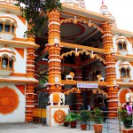 Gurugram, Haryana, India - February 10, 2019:Beautiful view of historic Sheetla mata temple